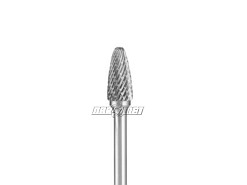 Pilnik obrotowy łukowy z czołem kulistym RBF, frez do metalu VHM - 12 x 25 mm Extra Długi - Standard Line - F122508-DZ-EL
