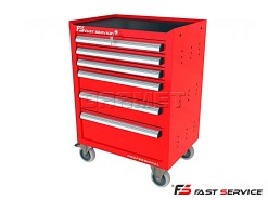 Szafka narzędziowa z 6 szufladami - FAST SERVICE (P-220)