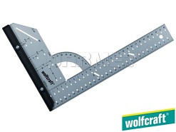 Kątownik stalowy uniwersalny | 280 x 500 mm | przyrząd stolarski - WOLFCRAFT WF5206000