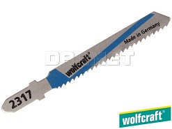 Brzeszczoty do wyrzynarek z trzpieniem "T", do metalu, głębokość cięcia: 3-6 mm - 2 sztuki - WOLFCRAFT (WF2317000)