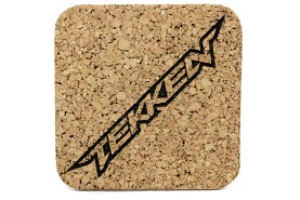 Podkładka korkowa pod kubek z Twoim logo | kwadrat 96 mm