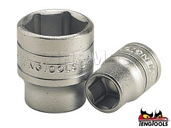 Nasadka 3/8" sześciokątna, M380513-C - 13MM x 25,7MM - TENGTOOLS (2621-0609)