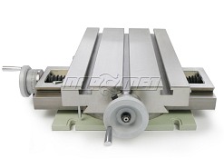 Stół krzyżowy, współrzędnościowy z podstawą obrotową MG-2C - 444 x 254 MM