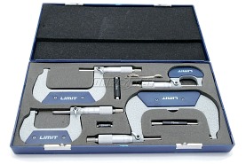 Zestaw mikrometrów zewnętrznych 0 - 100 mm MMA | 4 szt. - Limit 272370503