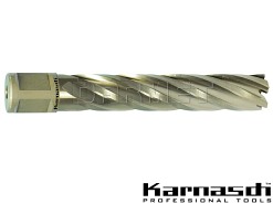 Wiertło koronowe z chwytem Weldon 3/4" | Gold-Line - 23 x 80 mm - KARNASCH 20.1285U023