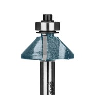 Frez trzpieniowy do drewna fazujący | Z łożyskiem dolnym | Śr. robocza 31 mm | Dł. robocza 12,7 mm - GLOBUS (FT506-0008-0001)