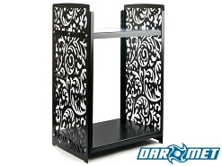 Stojak na drewno kominkowe | 46 x 35 x 74  cm | blacha 2,5 mm - DARMET