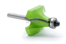 Frez zaokrąglający R15 mm do drewna z łożyskiem dolnym | 43 x 22 x 6 mm - LUNA 210091401