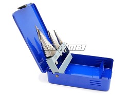 Wiertło stożkowe stopniowe | 4 - 30 mm | HSS - ZESTAW 3 SZTUK - FESTA Standard (170090)