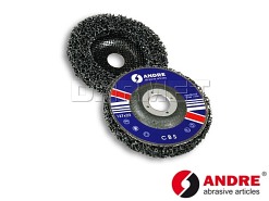 Ściernica CBS z włókniny - 127 x 22,2 mm | włosy murzyna - ANDRE 830002