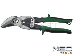 Nożyce odgięte lewe do blachy, długość: 240MM - NEO TOOLS (31-062)