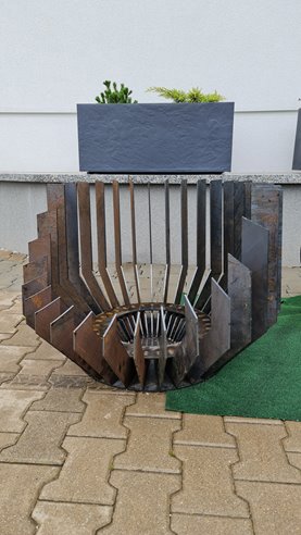 Palenisko ogrodowe MISA – średnica 90 cm, wysokość 60,5 cm