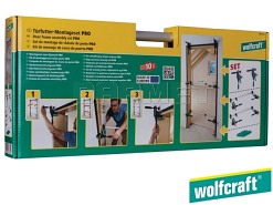 Rozpórki do montażu drzwi o szerokości 60 - 100 cm | zestaw - WOLFCRAFT WF3676000