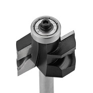 Frez kształtowy CNC PREMIUM do ramek drzwi meblowych - profil wzdłużny | Z łożyskiem dolnym | Śr. robocza 33,9 mm | Dł. robocza 25,4 mm - GLOBUS (FT913-3308-0001)