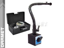 Zestaw: CZUJNIK elektroniczny + STATYW MAGNETYCZNY Z GIĘTKIM RAMIENIEM - DARMET (5122-0120 / 301 )