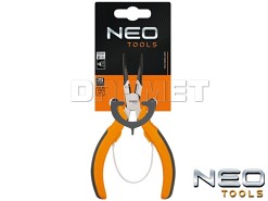 Szczypce precyzyjne wydłużone wygięte, długość: 140MM - NEO TOOLS (01-103)