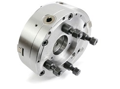 Uchwyt tokarski samocentrujący spiralny, stalowy, 3 - szczękowy: 250 MM (DIN 55027) - BISON BIAL (3534-250-8)