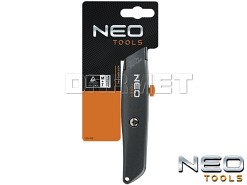 Nóż z ostrzem trapezowym, szerokość ostrza: 18MM - NEO TOOLS (63-702)