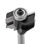 Frez kształtowy CNC PREMIUM do ramek drzwi meblowych - profil poprzeczny | Z łożyskiem dolnym | Śr. robocza 33,9 mm | Dł. robocza 25,4 mm - GLOBUS (FT913-3308-0001)