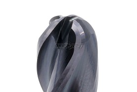 Frez 10 mm kulisty R5 | pełnowęglikowy | 4-ostrzowy | długi | DIN6527-L VHM AlTiN - DARMET