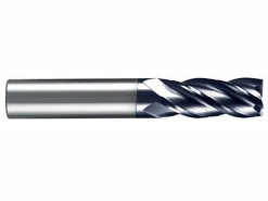 Frez 4-ostrzowy 4 mm INOX | do stali nierdzewnych do 60 HRC | pełnowęglikowy VHM - 0640-234-160-040