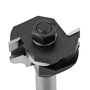 Frez kształtowy CNC PREMIUM do ramek drzwi meblowych - profil poprzeczny | Z łożyskiem dolnym | Śr. robocza 41 mm | Dł. robocza 25,4 mm - GLOBUS (FT915-4112-0002)