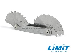 Sprawdzian grzebieniowy do gwintów 60° | 24 ostrza - Limit 25801101