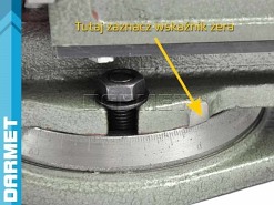 Imadło maszynowe obrotowe 200 mm do frezarki- FQ 200/160