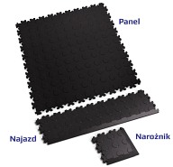Podłoga Fortelock Industry 2040 - wzór monety (Coins ECO Black)