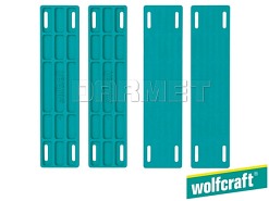 Rozpórki do montażu drzwi o szerokości 60 - 100 cm | zestaw - WOLFCRAFT WF3676000