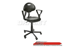 Krzesło PurMax PD WH Rosart (kółka wersja podstawowa) - FAST SERVICE (RKW-04)