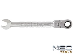 Klucz płasko-oczkowy z przegubem i grzechotką - 17 x 230MM - NEO TOOLS (09-059)