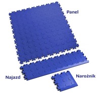 Podłoga Fortelock Industry 2040 - wzór monety (Coins Blue)