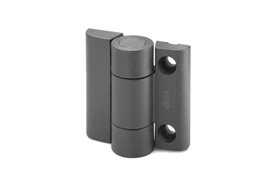 Zawias zatrzaskowy 53 x 52 mm | zatrzask -70° / -7° / +150°, moment 1,7 Nm | śruby M5 z łbem cylindrycznym | czarny - ELESA+GANTER CFVT.53 CH-5-150-1.7