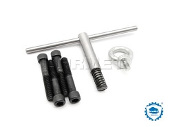 Uchwyt tokarski z niezależnym nastawieniem szczęk, żeliwny, 4 - szczękowy: 250 MM - BISON BIAL (4304-250)