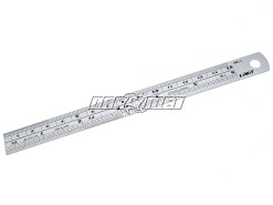 Przymiar kreskowy stalowy, bezodbłyskowy 300 mm | 25x1 mm - Limit 84270206