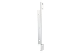 Zawias aluminiowy długi trzyczęściowy 565 x 72 mm | typ A (skrzydła zewnętrzne) | otwory stożkowe - GANTER GN 2295-72-565-A-C-EL