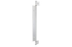 Zawias aluminiowy długi trzyczęściowy 485 x 72 mm | typ A (skrzydła zewnętrzne) | otwory stożkowe - GANTER GN 2295-72-485-A-C-EL