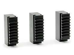 Szczęki tokarskie jednolite miękkie 200 mm SJM | Komplet 3 szt. | do uchwytów 32**, 35**, 3-szczękowych - BISON-BIAL 398536040400