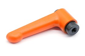 Rękojeść nastawna dźwignia z gwintem wewnętrznym GN 302-63-M6-OS, kolor pomarańczowy - ELESA+GANTER