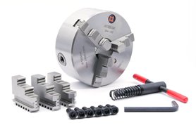 Uchwyt tokarski samocentrujący spiralny, żeliwny, 3 - szczękowy: 160 MM (DIN 6350) - DARMET