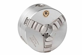 Uchwyt tokarski samocentrujący spiralny, stalowy, 3 - szczękowy: 125 MM (DIN 55029) - BISON BIAL (3544-125-3)