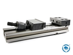 Imadło maszynowe precyzyjne 200/260 mm | typ 6620-200-535-260 - BISON 326620100500