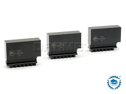 Szczęki jednolite miękkie 160 mm SJM | Komplet 3 szt. | do uchwytów 32**, 35**, 3-szczękowych - BISON-BIAL 398536030200