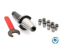 Oprawka zaciskowa do tulejek ER32 x 8 szt. - DIN40 - komplet - ZM KOLNO (Typ 7617-PL)