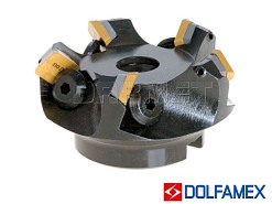Frez składany nasadzany 80 mm czołowy | 5-ostrzowy - 220.130 - 080 - 15 - DOLFAMEX