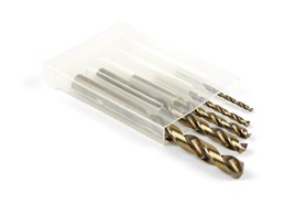 Zestaw wierteł do metalu HSS-Co, zakres 3-10 mm - 5 szt.