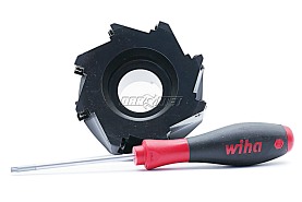 Frez składany nasadzany 100 mm walcowo-czołowy | 8-ostrzowy - R610.22-100 - PAFANA