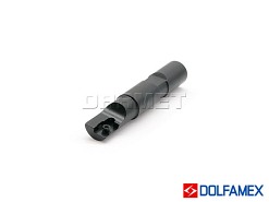 Frez składany trzpieniowy 12 mm, 1-ostrzowy z chwytem Weldon 217.699 - 1212.3 - 10 - DOLFAMEX