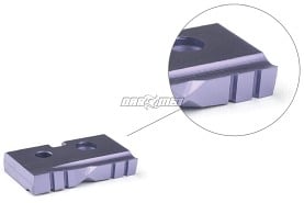 Płytki T-A 34,00mm, HSS super cobalt - Flat Bottom, pokrycie TiAlN, 2 sztuki - AMEC (152A-34-FB)